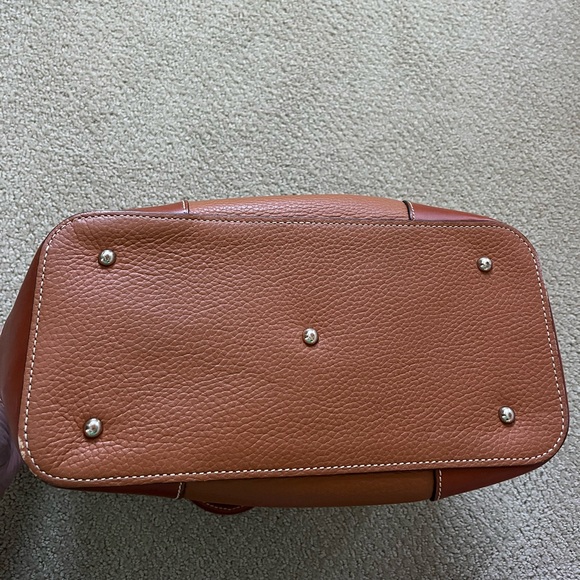 Dooney & Bourke Pebble Grain Brenna in Caramel - Picture 11 of 14